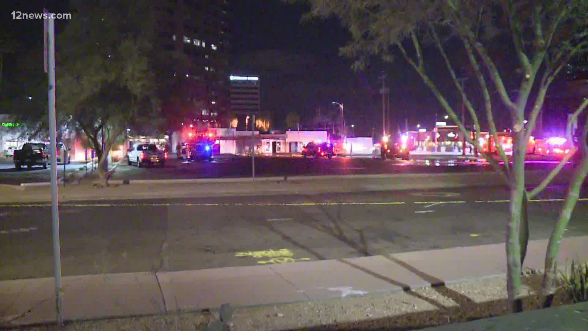 The Arizona Democratic Party headquarters in Phoenix caught on fire early Friday. Team 12's Jen Wahl has the latest.