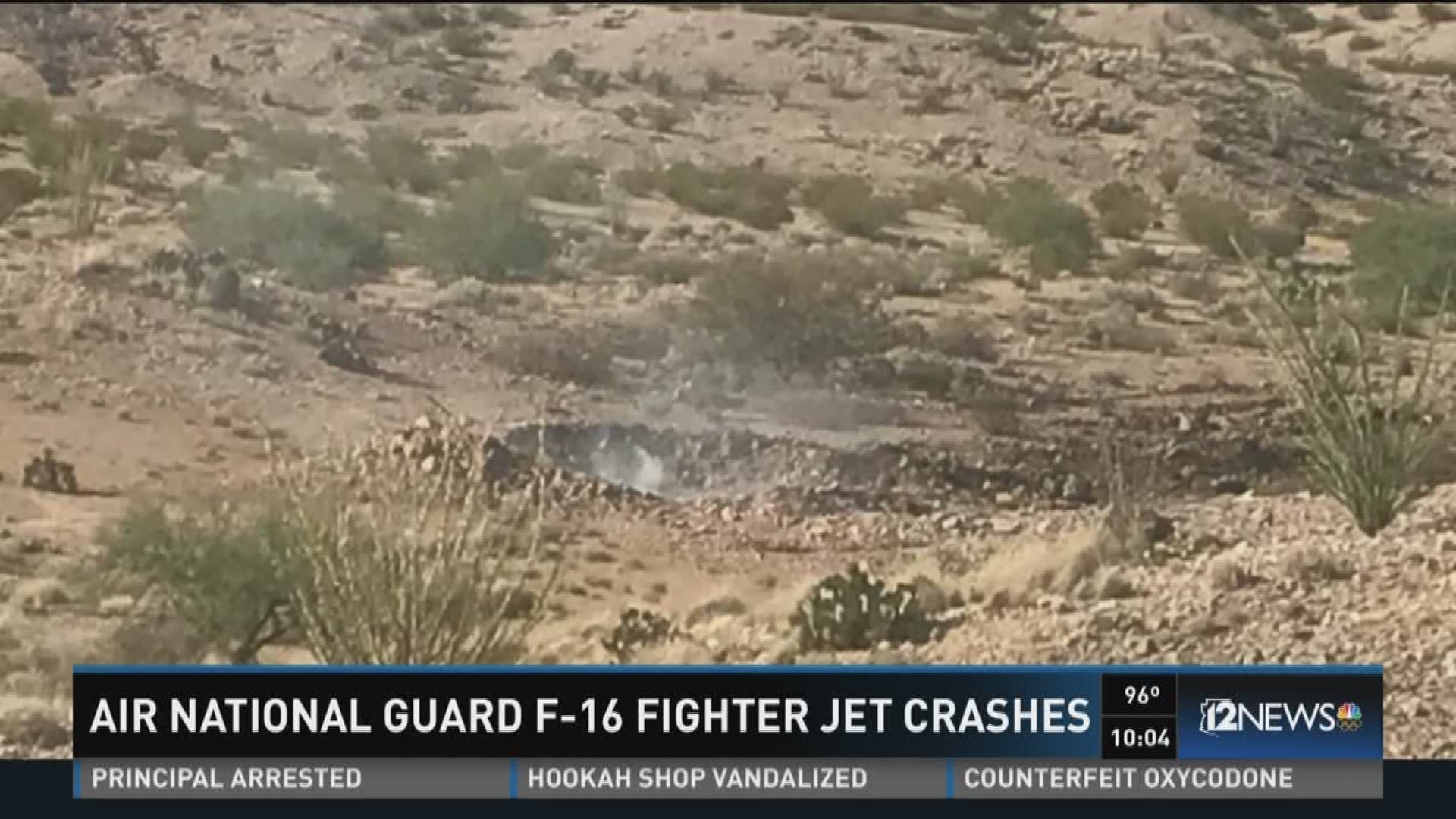 The Graham County Sheriff's Office reported that there were no survivors from an  F-16 jet crash Tuesday afternoon northwest of Safford.
