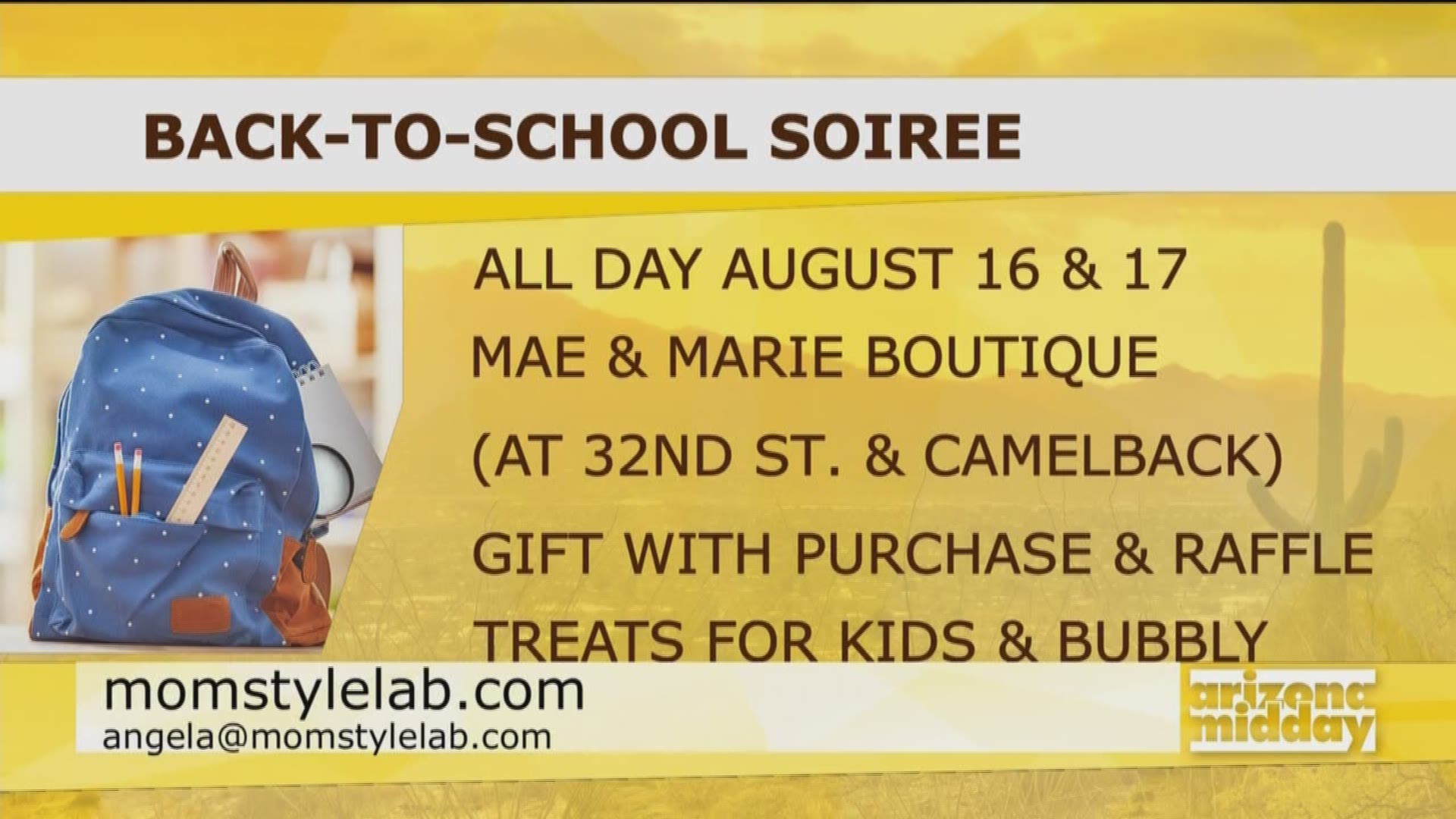Angela Keller with Mom Style Lab shows us the trends for this years back to school season