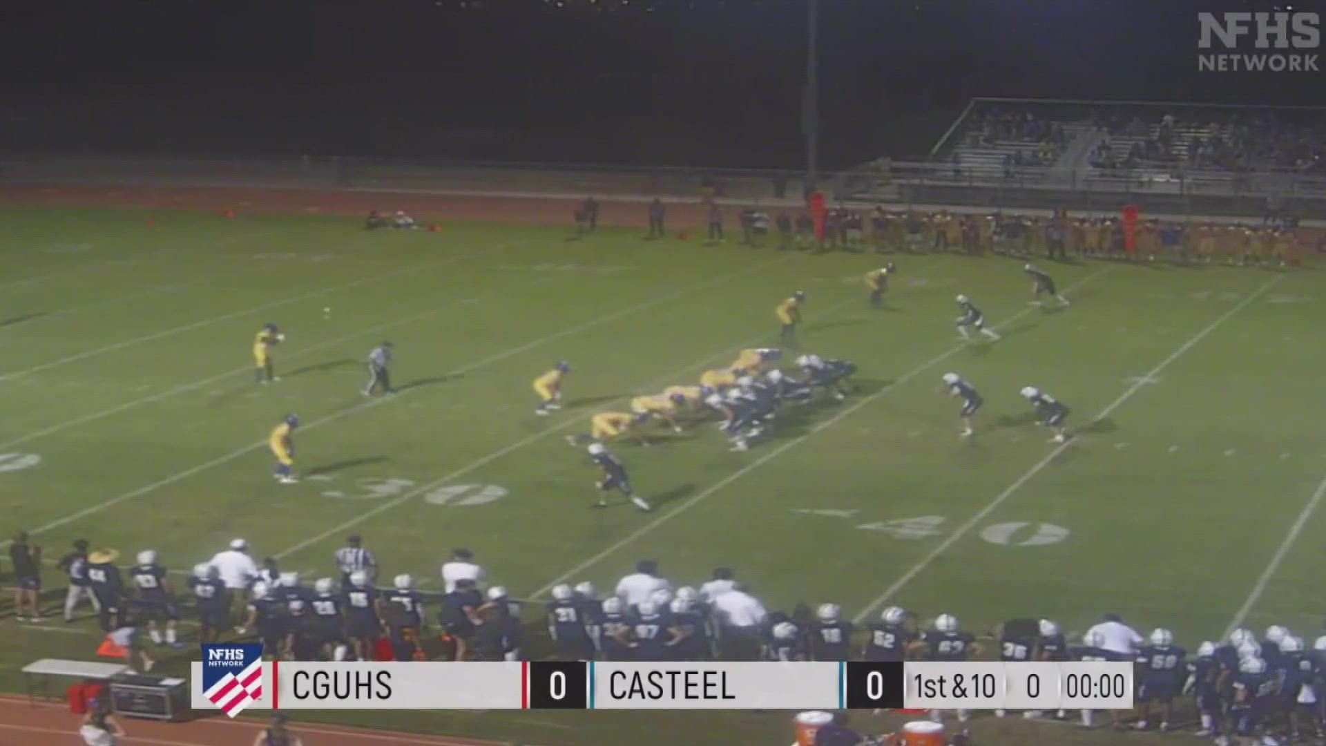 Casteel improved to 4-0 with a win on Friday.