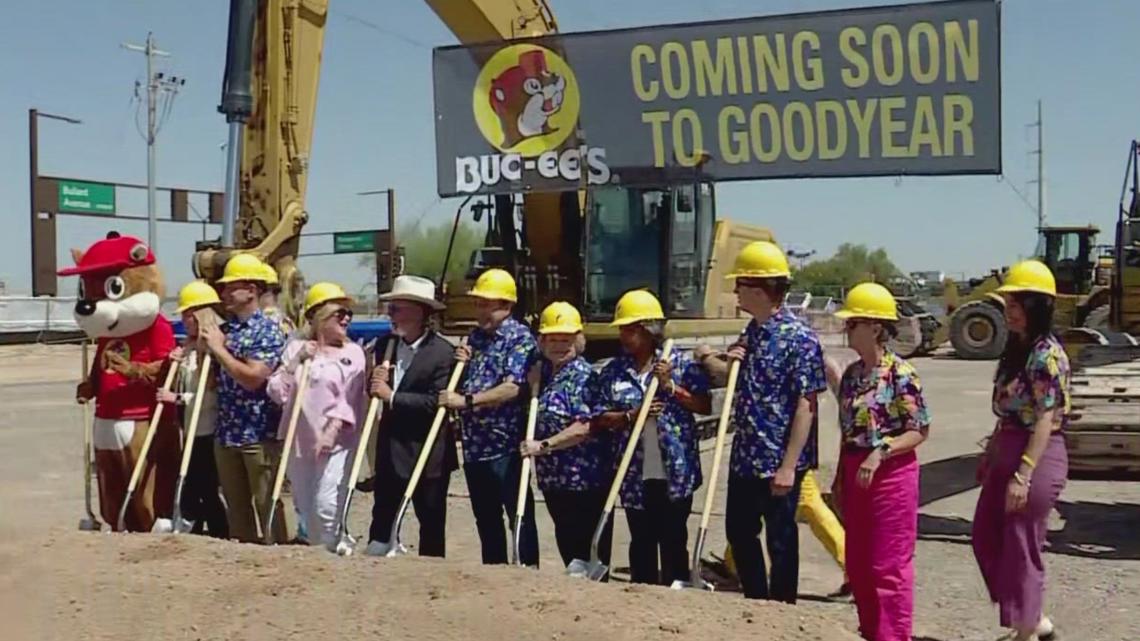 Excitement grows as groundbreaking ceremony for Goodyear Buc-ee's is held
