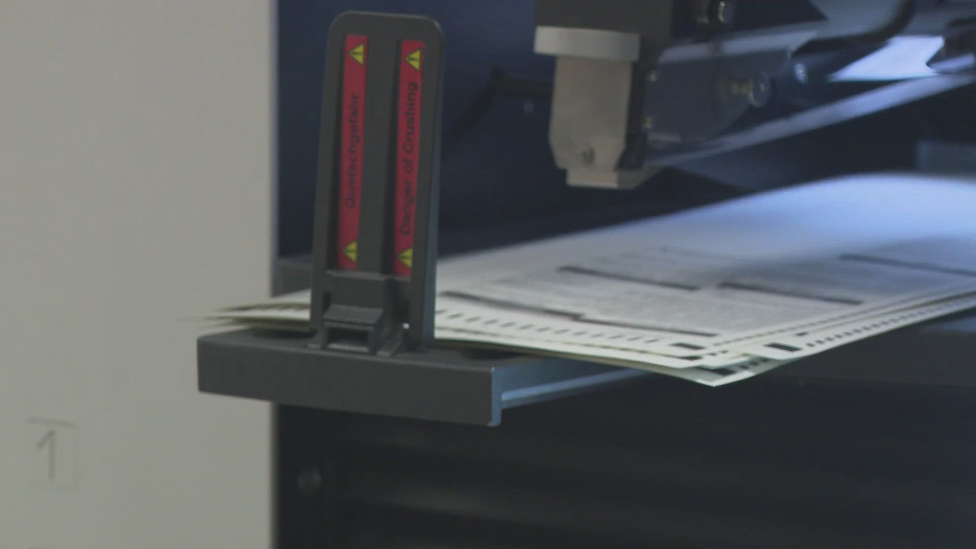 Maricopa County’s main tabulation center performed a logic and accuracy test on voting machines Tuesday.