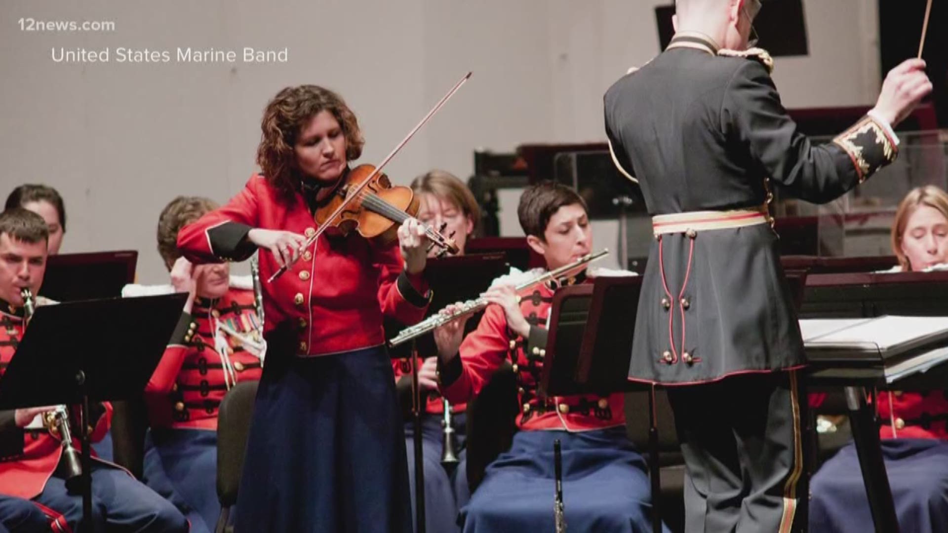 A Valley native took part in the celebration of President George H.W. Bush's life today. Gilbert's own Staff Sergent Karen Johnson is the U.S. Marine Band's concertmaster and got the opportunity of a lifetime to commemorate the life of a former president.