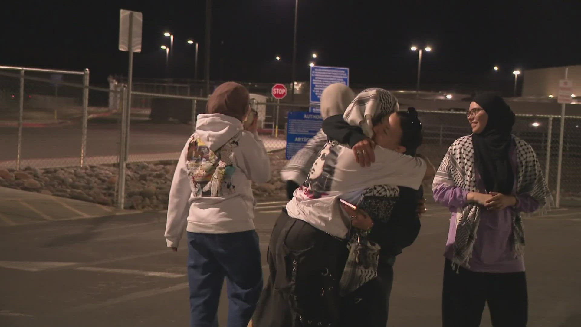 Pro-Palestinian protesters who were arrested after a night of unrest at ASU were released from jail on Saturday and 12News was there.