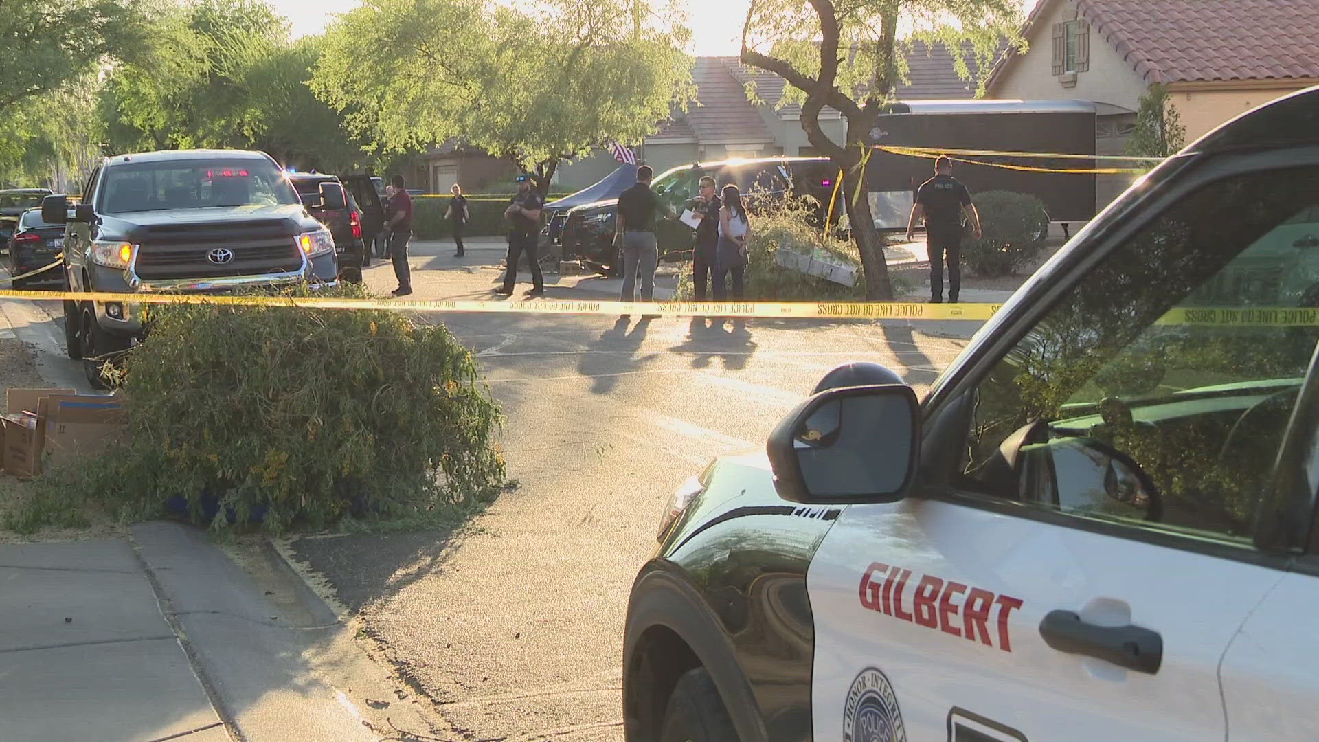 Police say that the suspect told them he thought the man was stealing from him. 