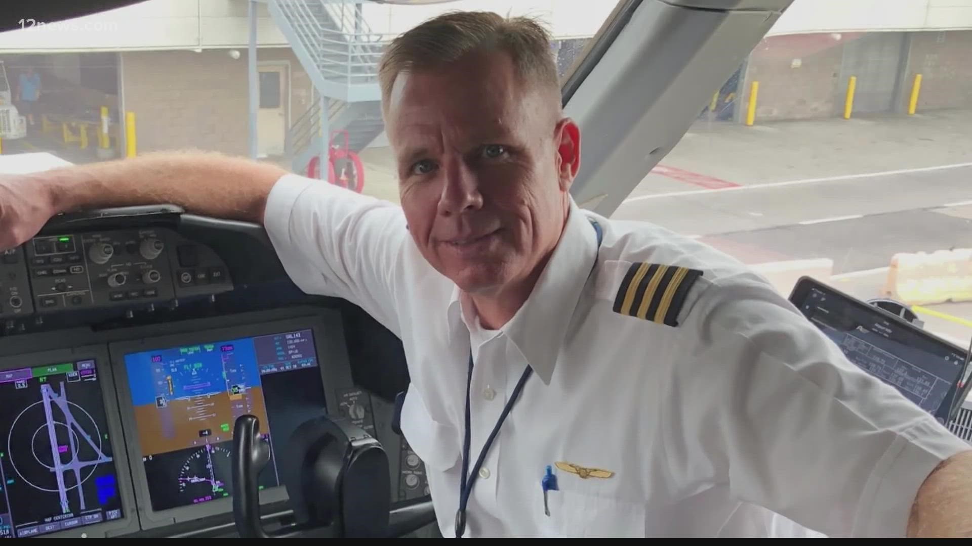 A United Airlines pilot based in the Valley claims they were put on unpaid leave over the company's vaccine mandate, despite being given a religious exemption.
