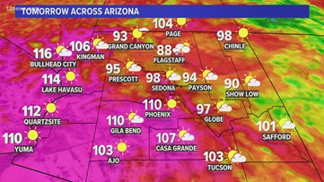 Monday evening forecast for July 5