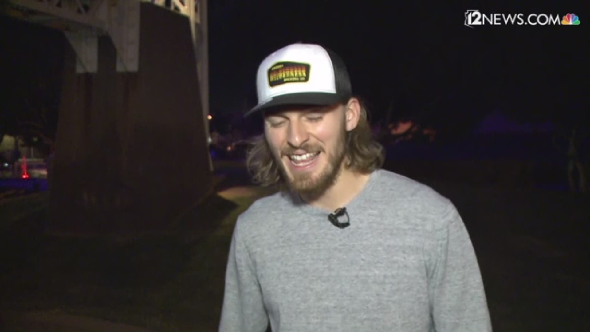 Daniel Graham, aka "Mill Avenue Jesus," speaks to 12 News about his now-viral Halloween moment.