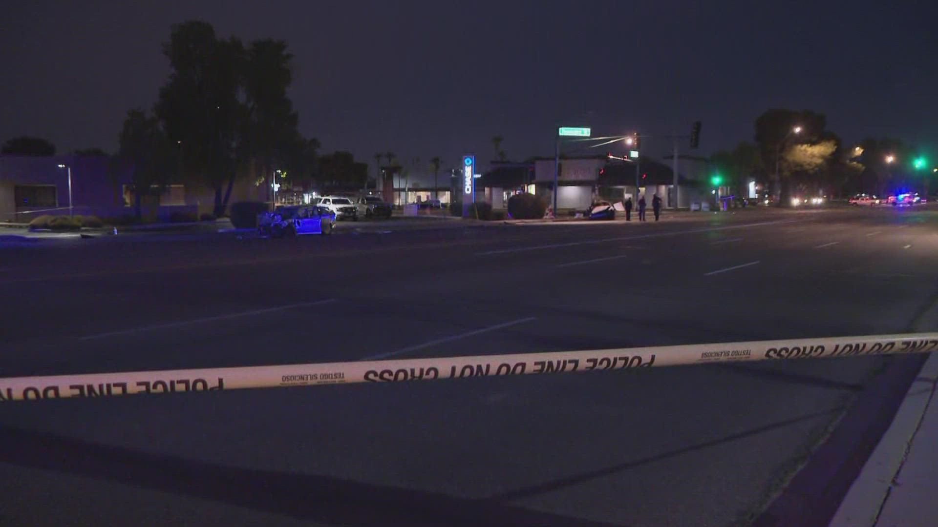A two-car collision has resulted in the death of three people in Phoenix near Arizona State University's West Campus, the Phoenix Police Department said.