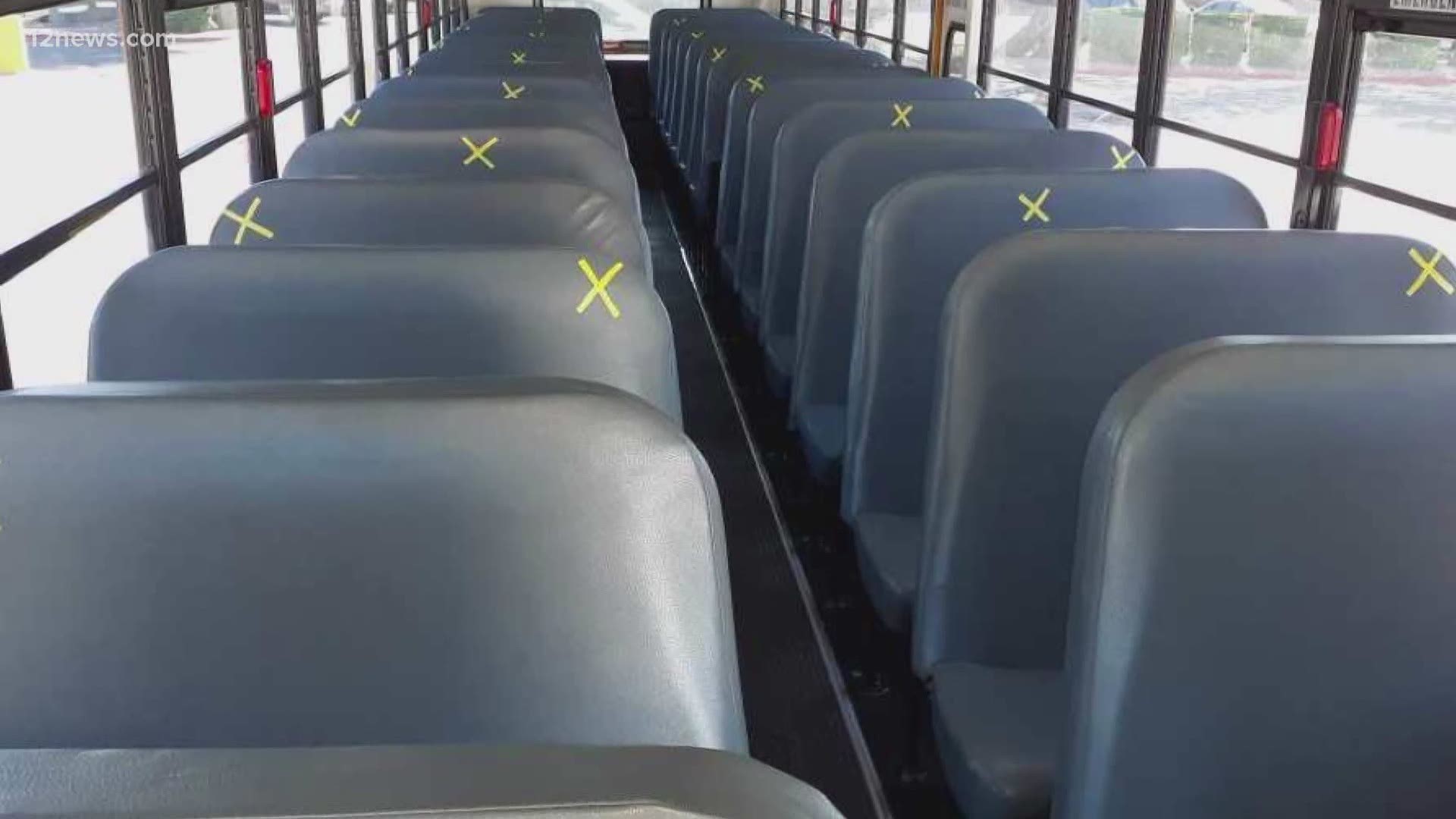 School Bus X Video - Cartwright district creates school bus safety plan amid COVID-19 crisis |  12news.com