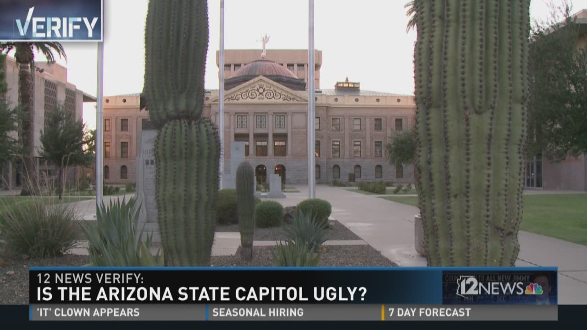 Beauty may be in the eye of the beholder, but not according to Thrillist.com, who called Arizona's Capitol building one of the ugliest.