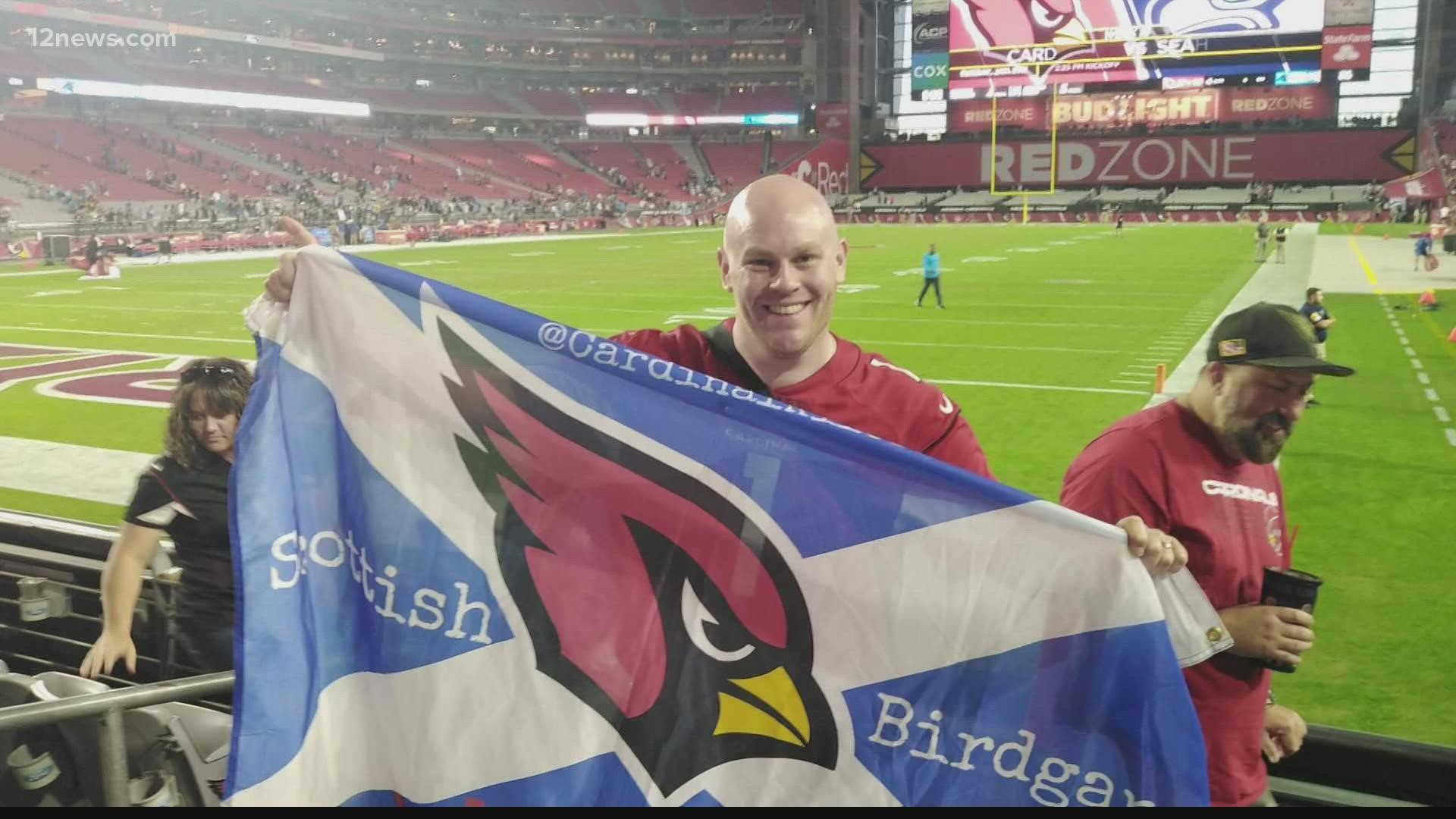 There are British Birdgang, German Birdgang and Australian Birdgang members, but over the weekend many Cardinals fans met their first Scottish Birdgang member!