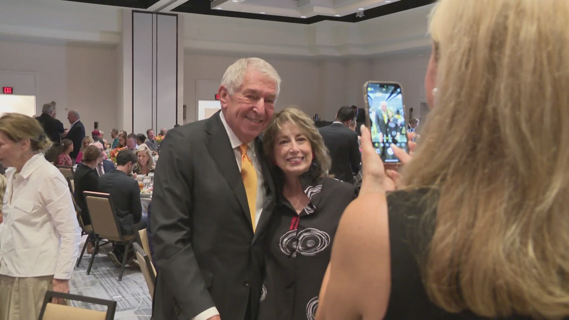 The basketball hall-of-famer and former owner of the Suns and Diamondbacks was honored during a luncheon for his impact and dedication over the years.