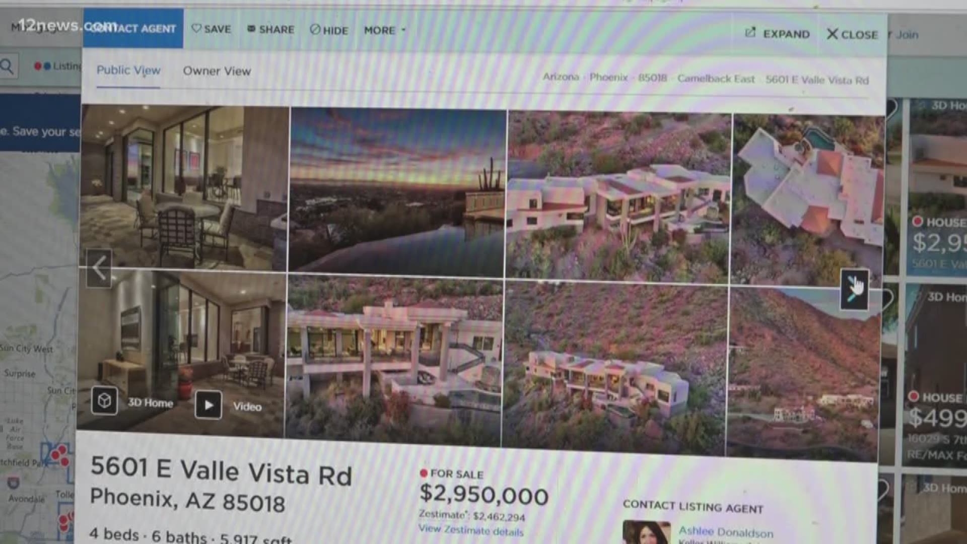 Thieves are searching popular real estate sites to find easy targets.
