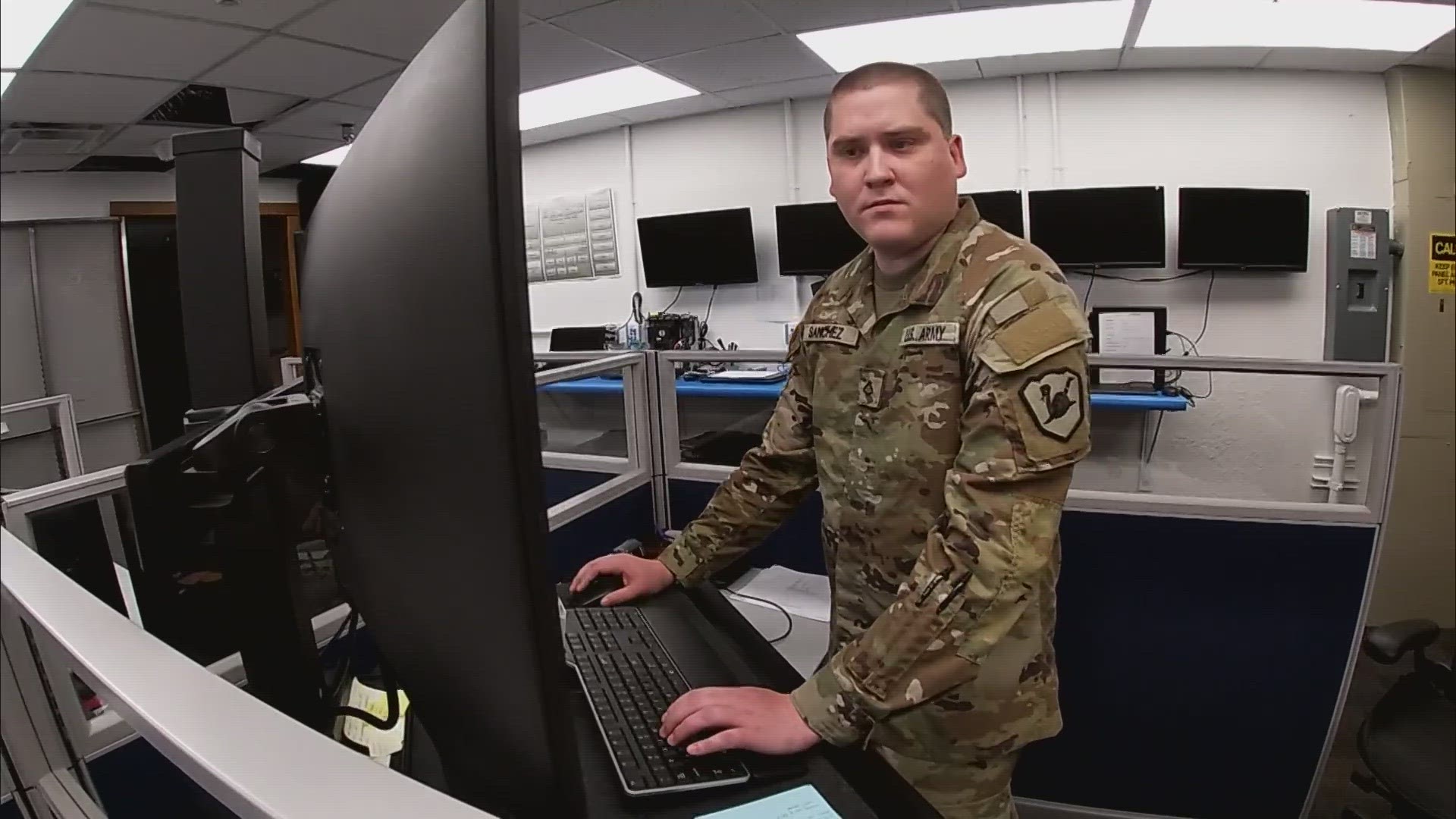 See how this Arizona Army national guardsman helps keep everyone safe using technology.