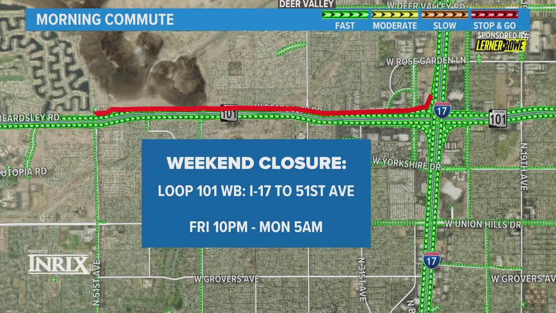 3 weekend road closures in the Valley you need to know about