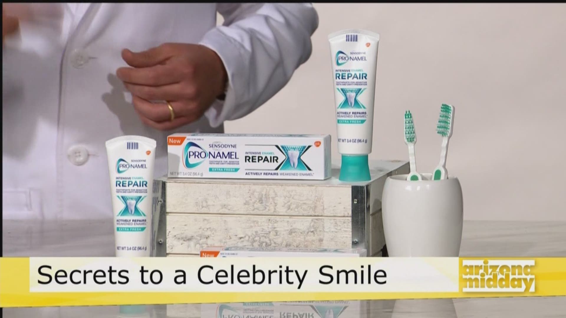 Celebrity Cosmetic Dentist Dr. Daniel Naysan is giving us the scoop on how to get the perfect smile and protect our enamel