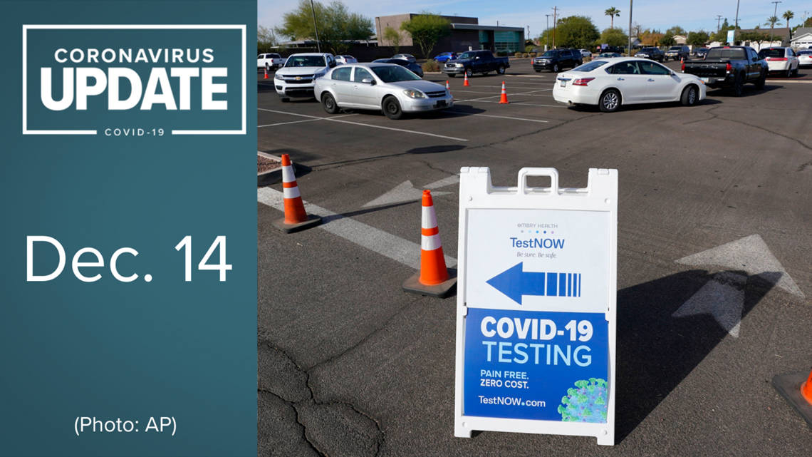 Coronavirus in Arizona on Dec. 14 COVID19 vaccine arrives in Maricopa