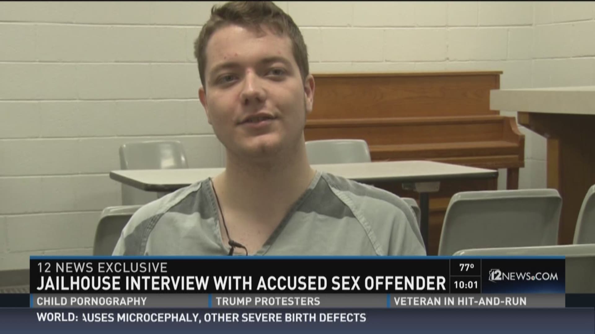 Jailhouse interview with accused sex offender