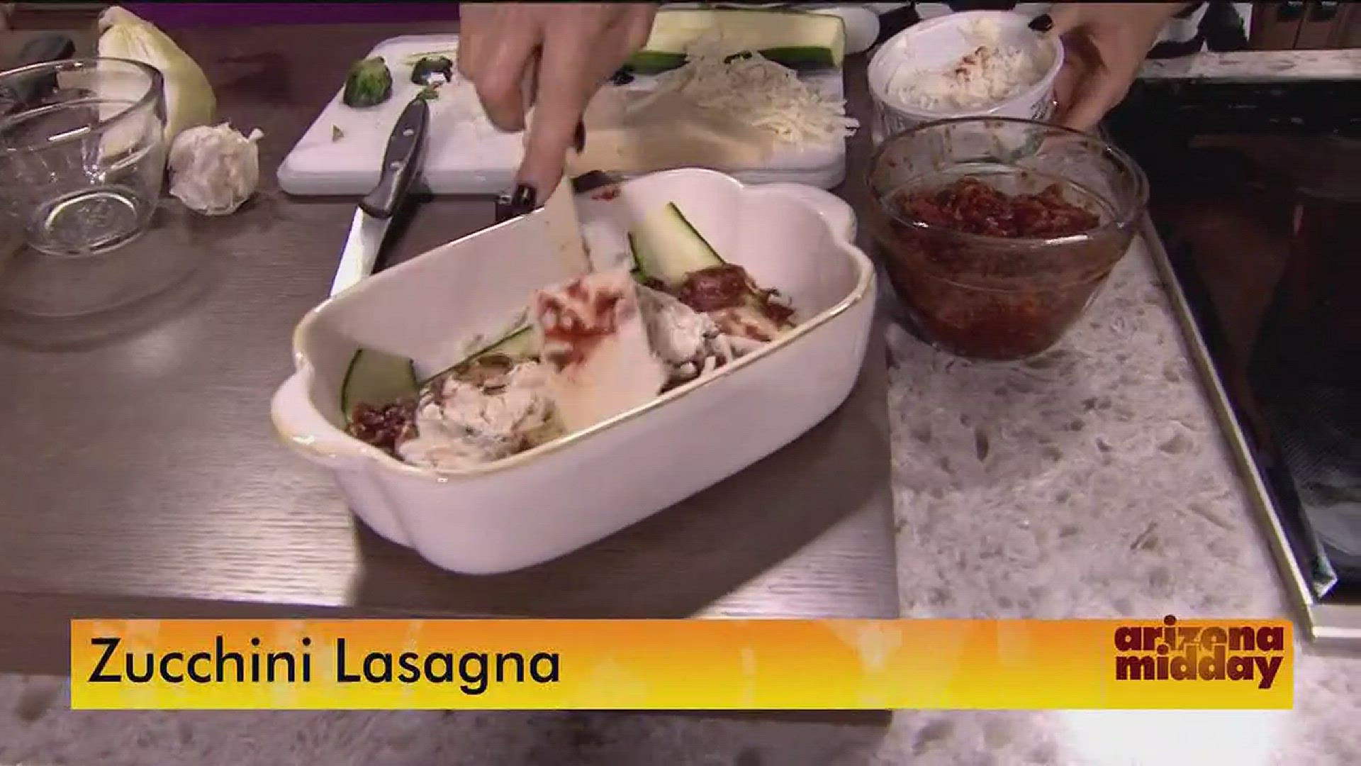 Low lasagna but want to cut down on carbs? Chef Trudy Maples has a recipe for zucchini lasagna to try.