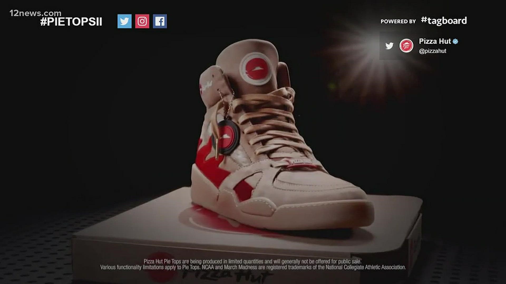 Pizza Hut pie top sneakers will order pizza for you