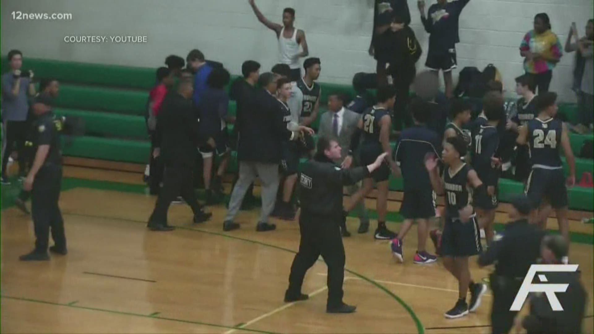 In a video that emerged after the game, Gino Crump  is seen shoving and grabbing a player. The school recommended to the board that Crump be fired.