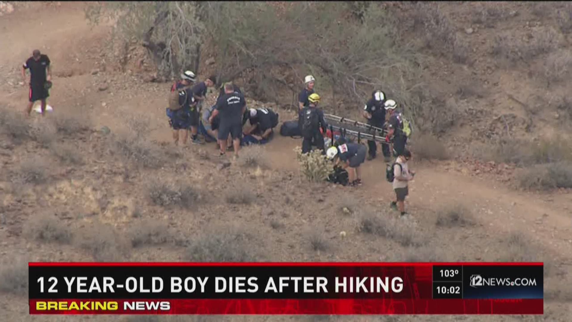 12yearold boy rescued from hiking trail, pronounced dead