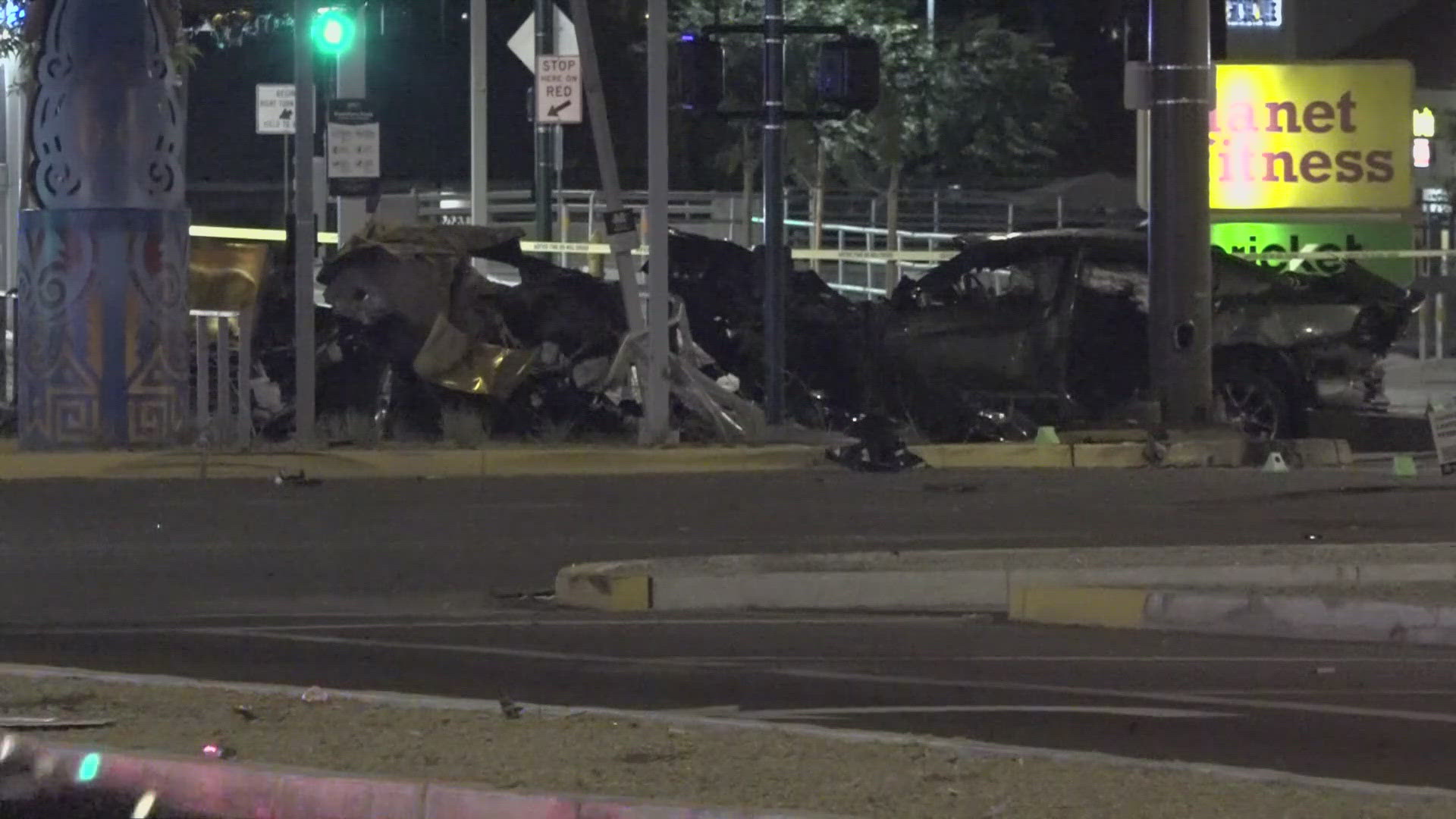 Two people were killed in a crash in south Phoenix near Baseline Road and Central Avenue.