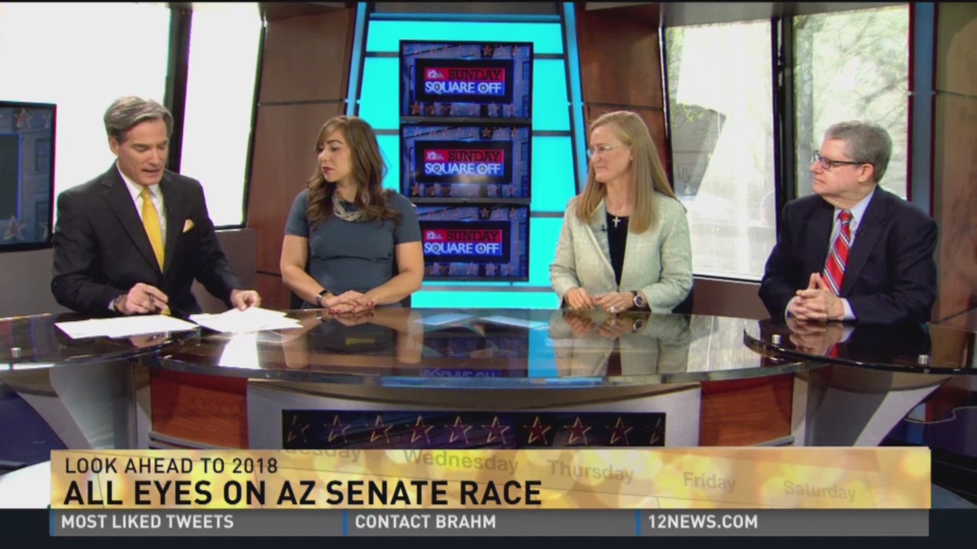 The "Sunday Square Off" panel looks at candidates who might enter a race for the U.S. Senate if John McCain's health forces him to step down.