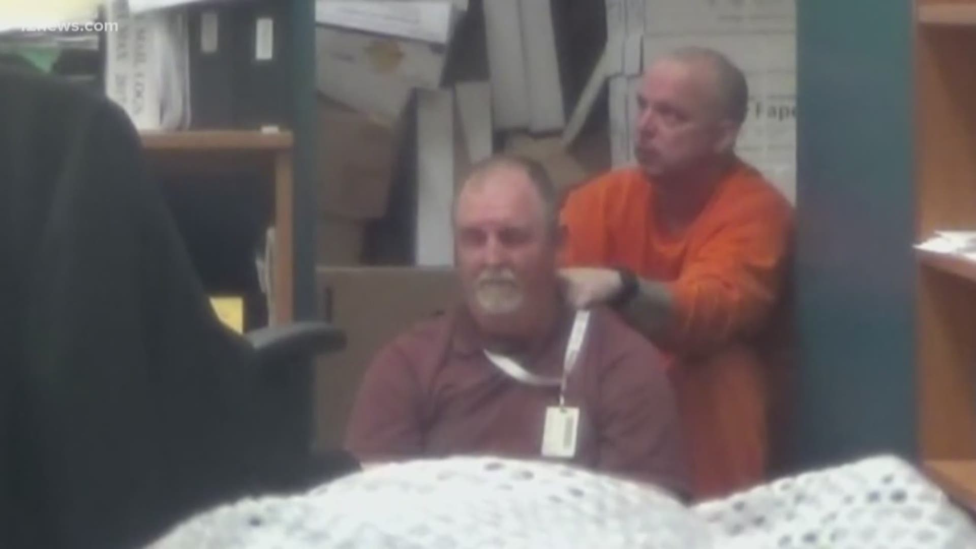 For the first time, we are seeing inside Lewis State Prison near Buckeye when one of Arizona's most dangerous felons held a prison employee hostage. The incident took place in December and we're just now getting a look at what happened.