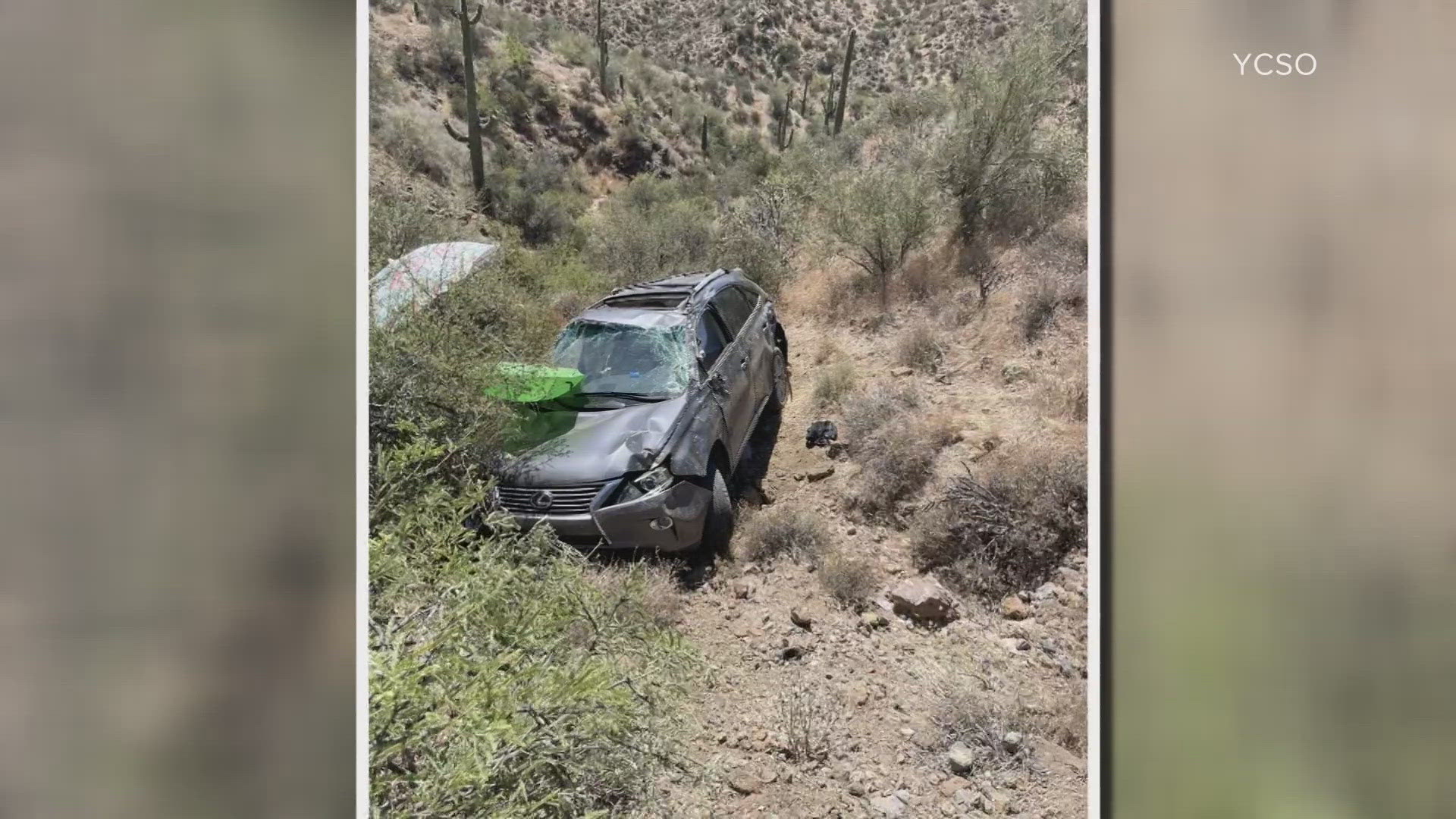 The driver survived off of snacks and some water before she was rescued on the morning of June 15.