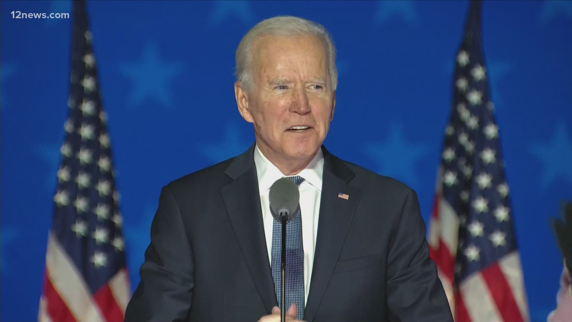 Joe Biden gave a speech addressing the nation as Election Night ballots were still being counted. Biden said he remained hopeful that he could still win.