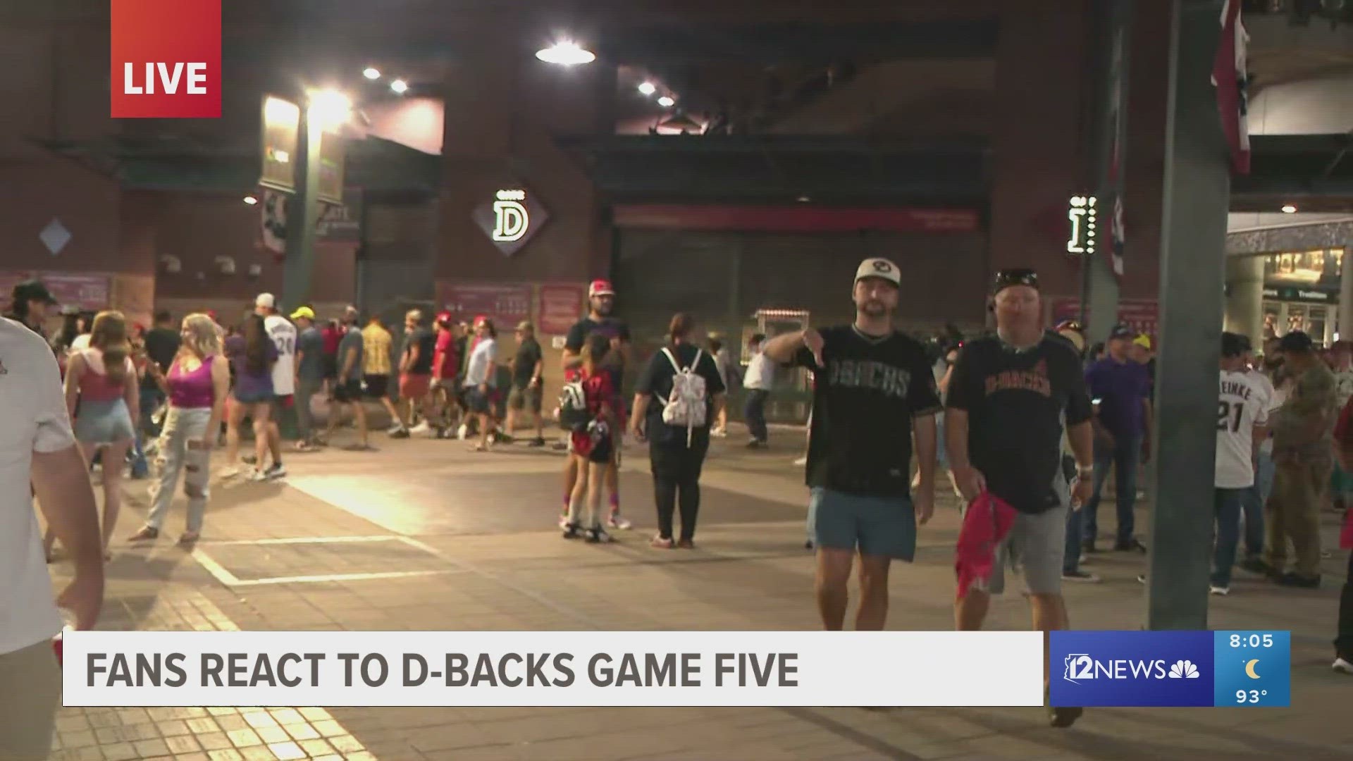 D-Backs fans react to Game 5 NLCS loss