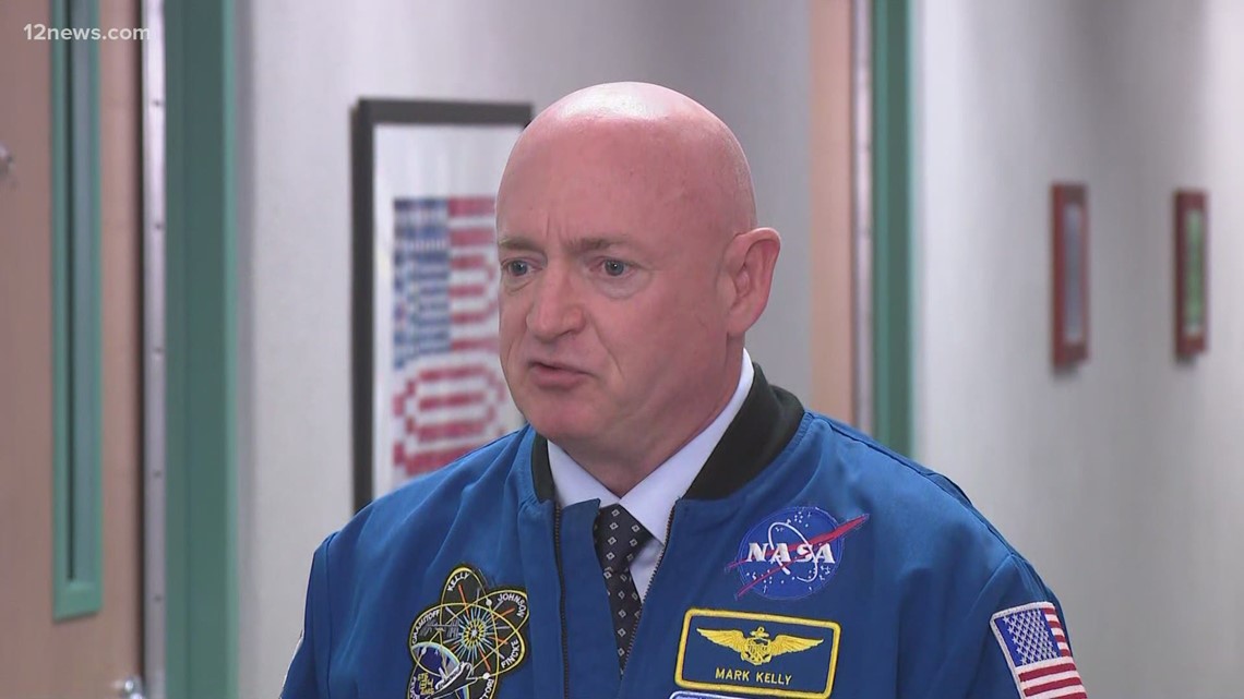 Sen. Mark Kelly visits Valley school for unveiling of the 'Mark Kelly Hallway'