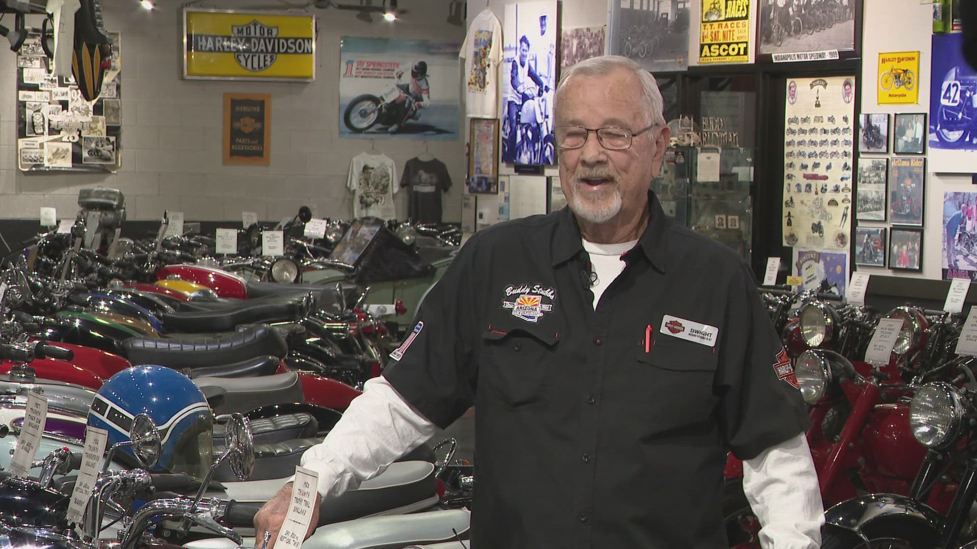 The Buddy Stubbs Historical Motorcycle Museum is the largest collection of vintage motorcycles in the Southwest!