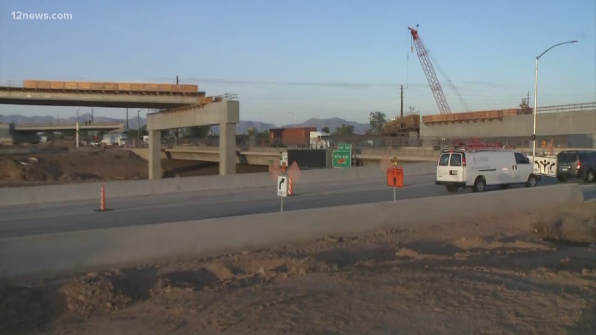 Come up with a different route when using I-10 this weekend with construction happening near the brand new Loop 202 interchange.
