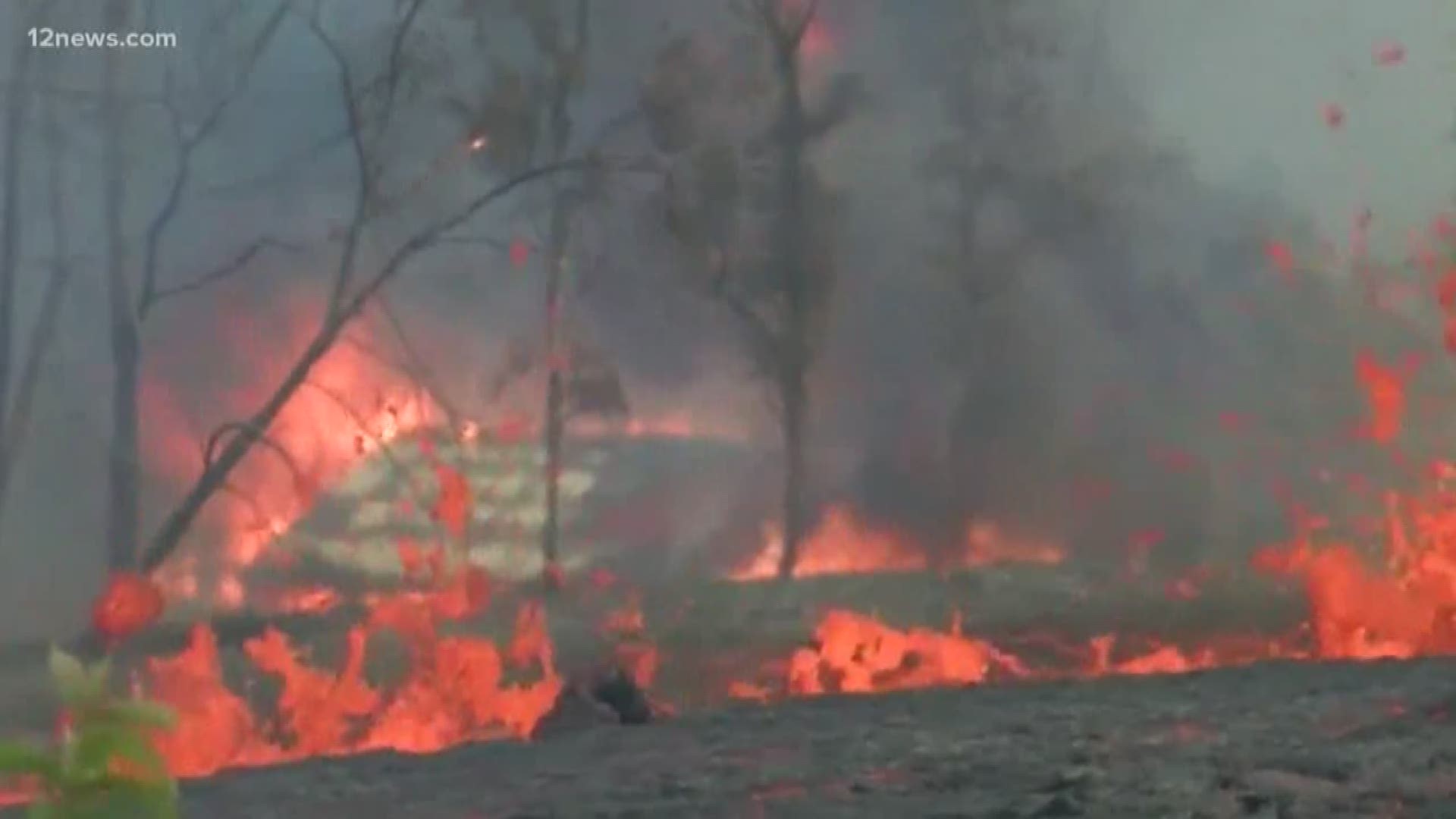 A volcanologist from Arizona is helping efforts in Hawaii as the Kilauea volcano erupts.