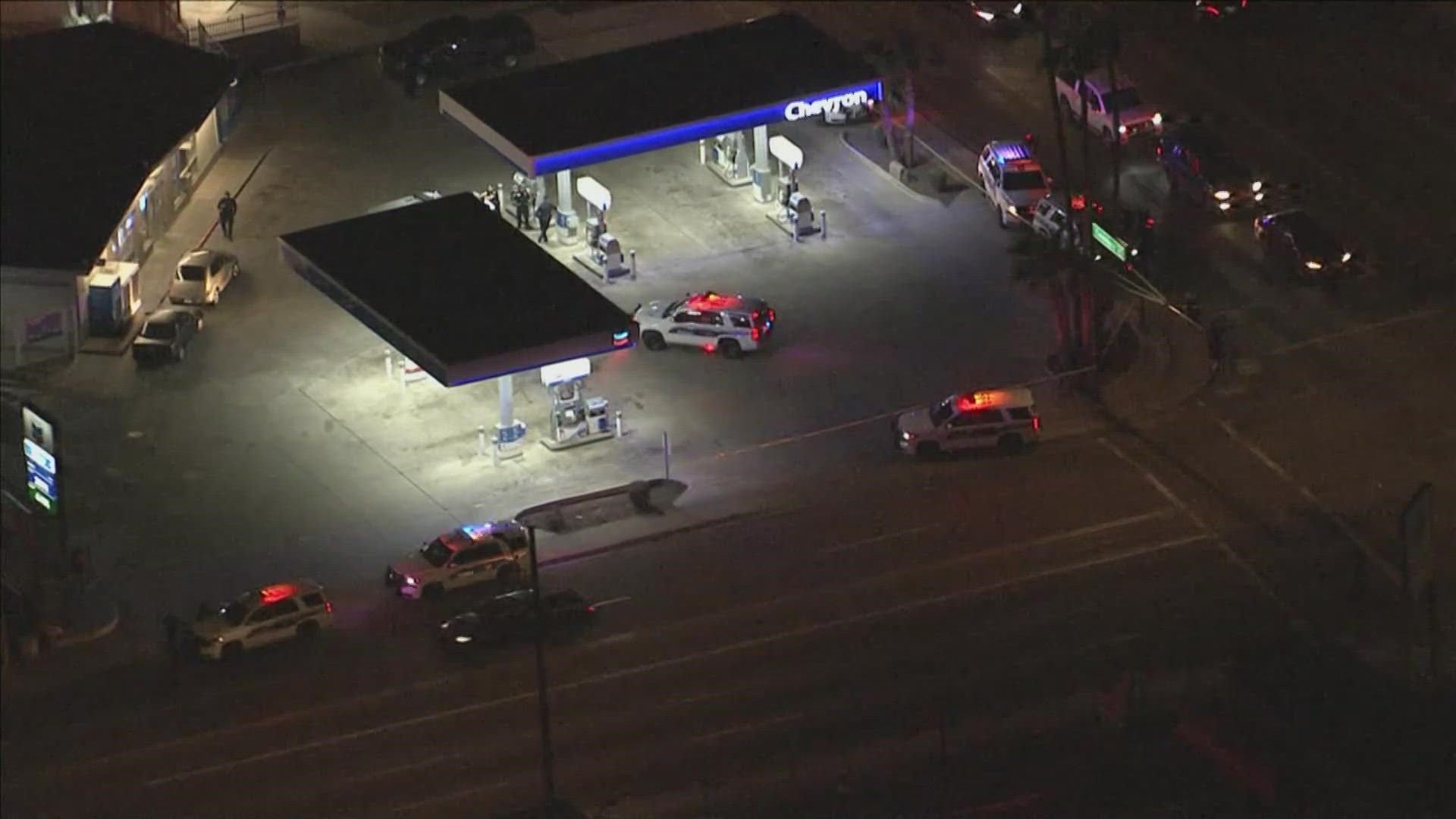 Police are investigating after a man was shot and killed at a gas station near 35th Avenue and Camelback Monday night.