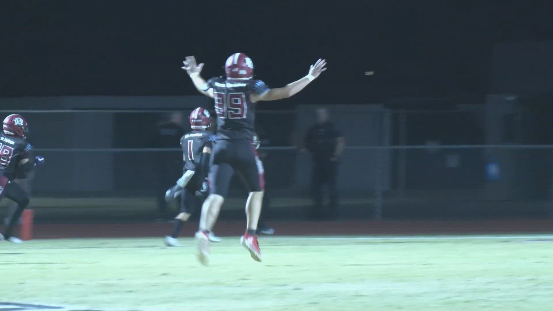 Desert Ridge may jump into position for a spot in the 6A playoffs after defeating their Fiesta region rival, Mesa, on Friday night. Watch the highlights above.