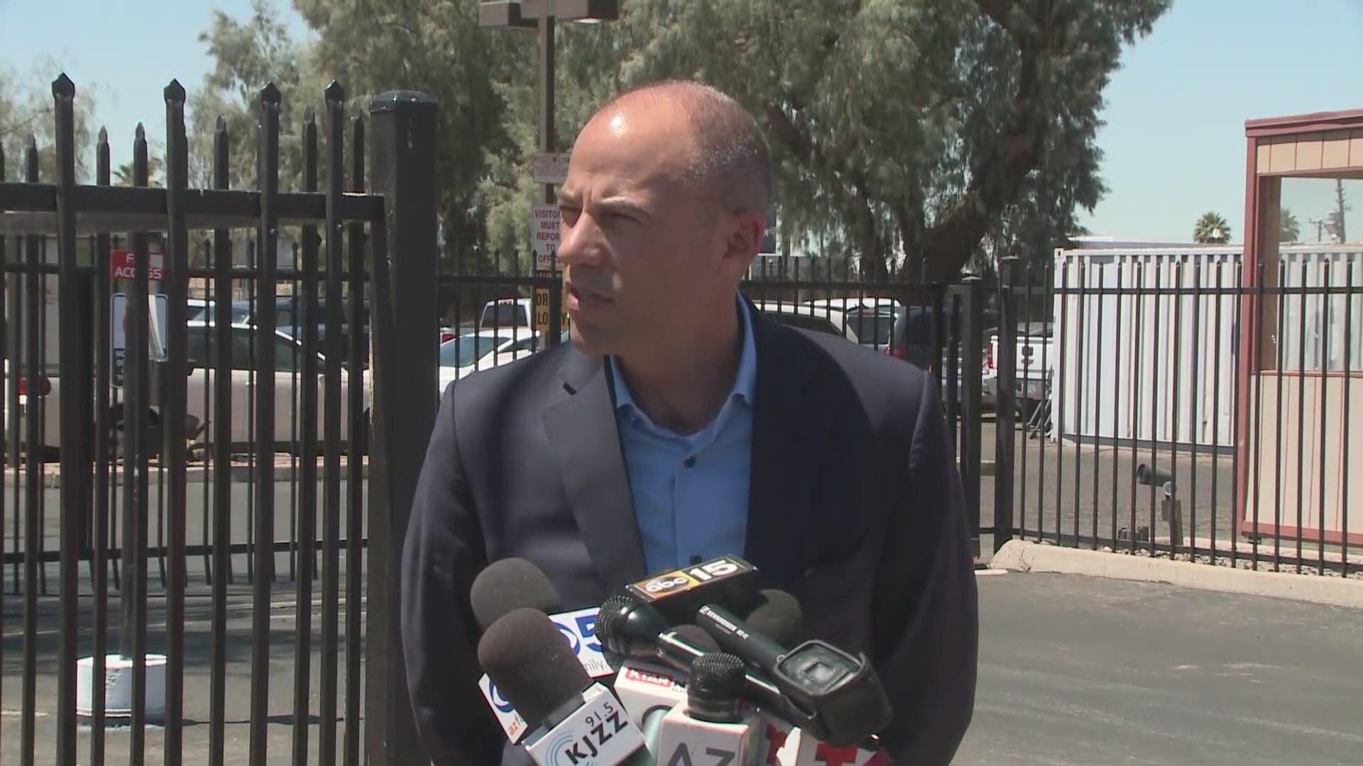 Stormy Daniel's lawyer, Michael Avenatti, is representing five immigrant children separated from their parents and being held in Phoenix. See what he had to say at a press conference about the issue.