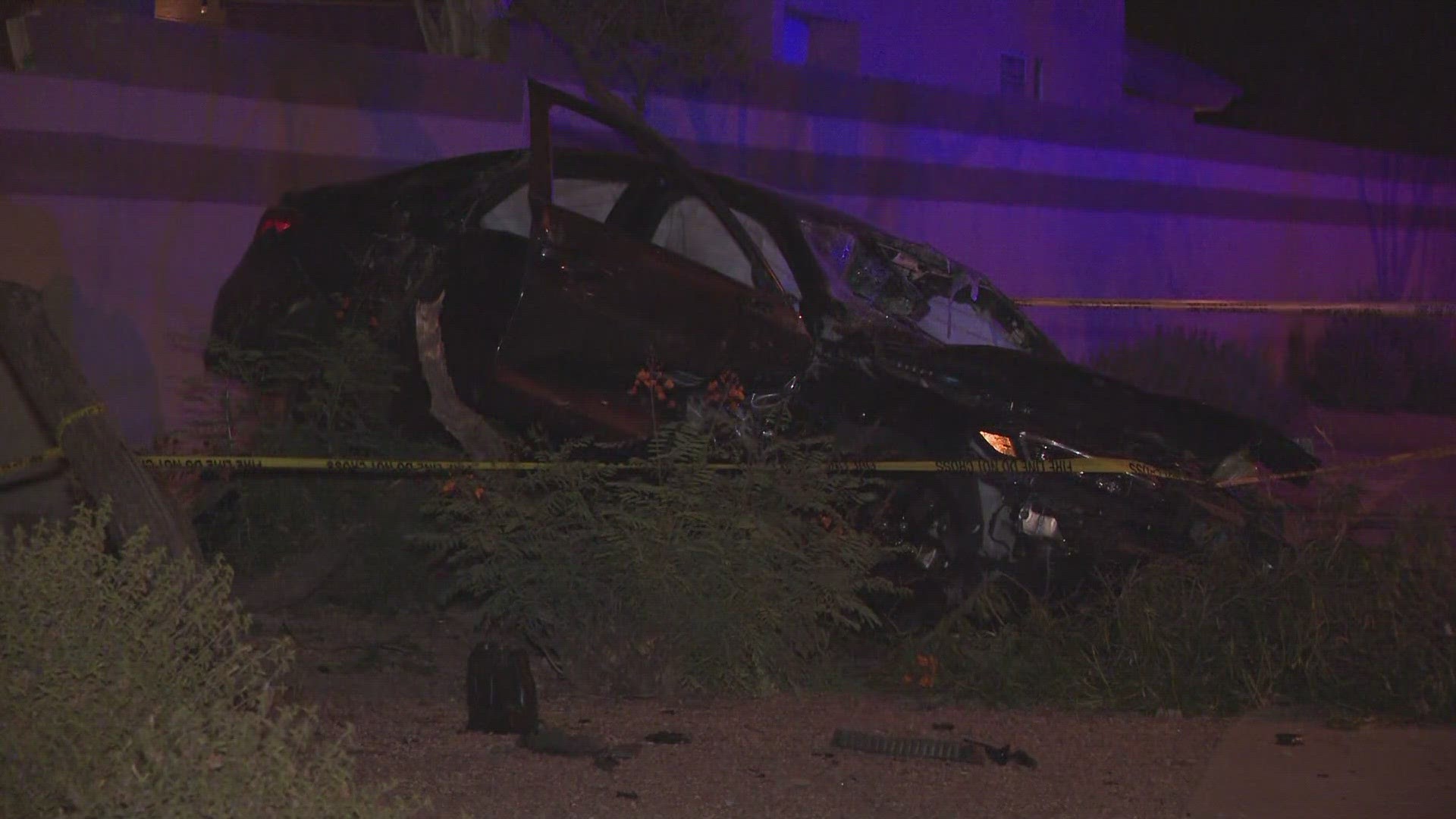 Police say speed and impairment may have played a factor in the crash near Riggs and Gilbert roads Monday night.