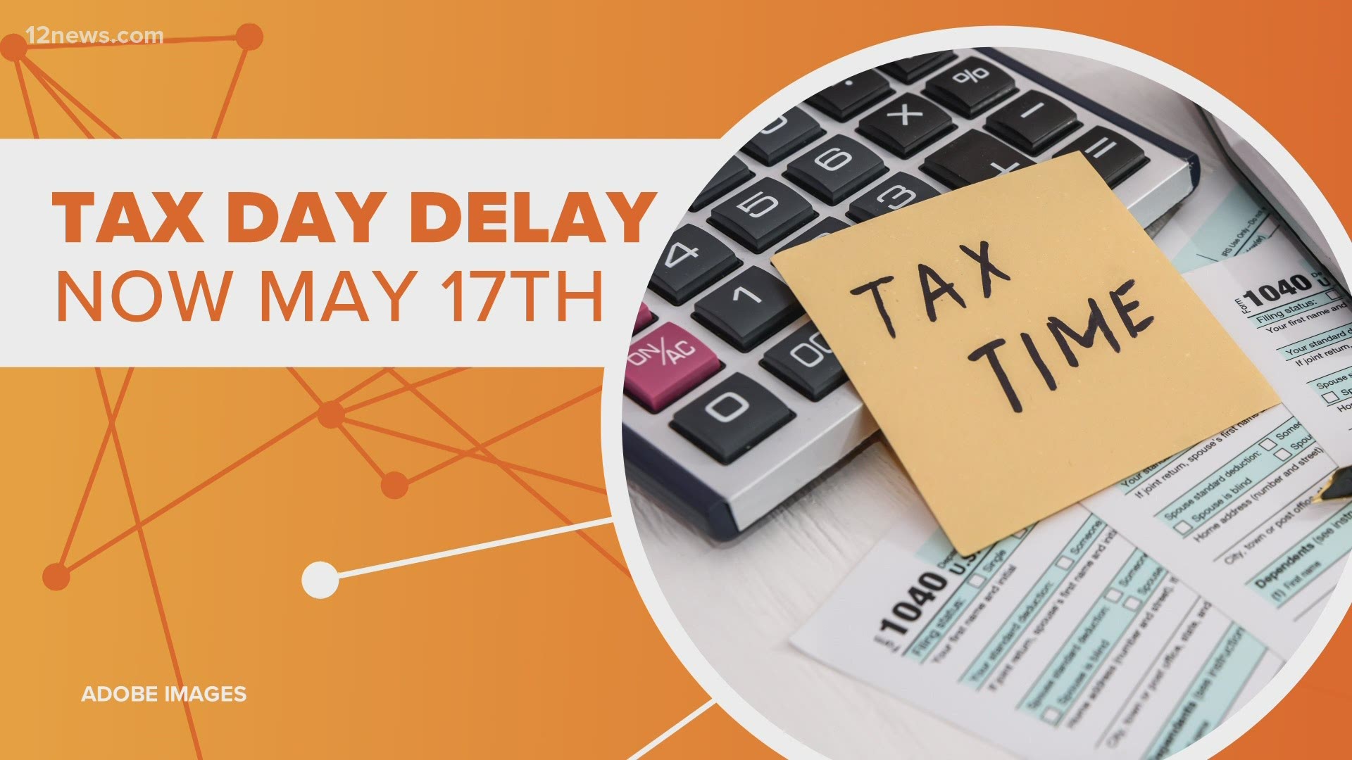 Surprise! You don't have to file your taxes on April 15 like you normally would. Team 12's Rachel McNeill is connecting the dots on the Tax Day extension.
