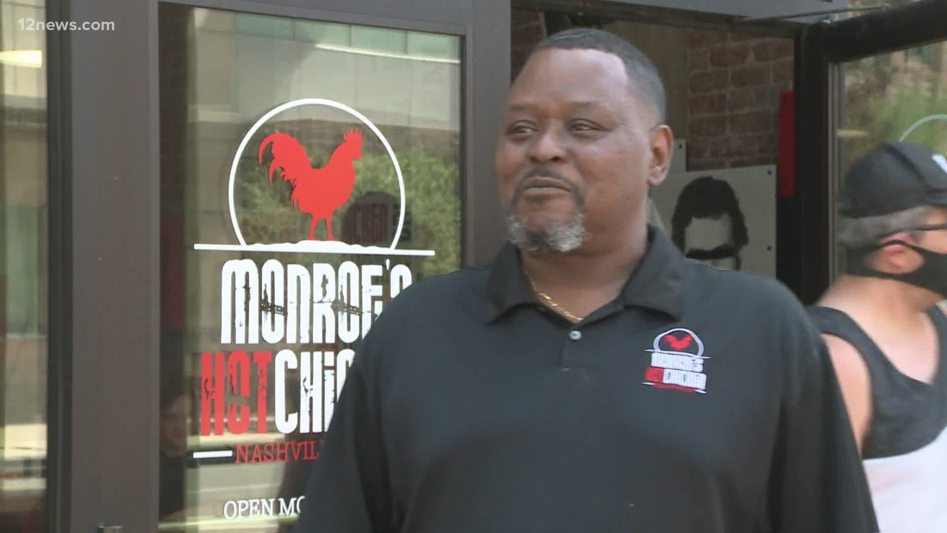 The owners of Monroe's Hot Chicken offers his thoughts on the recent protests in Phoenix and their impact on local businesses. Vanessa Ramirez has the story.