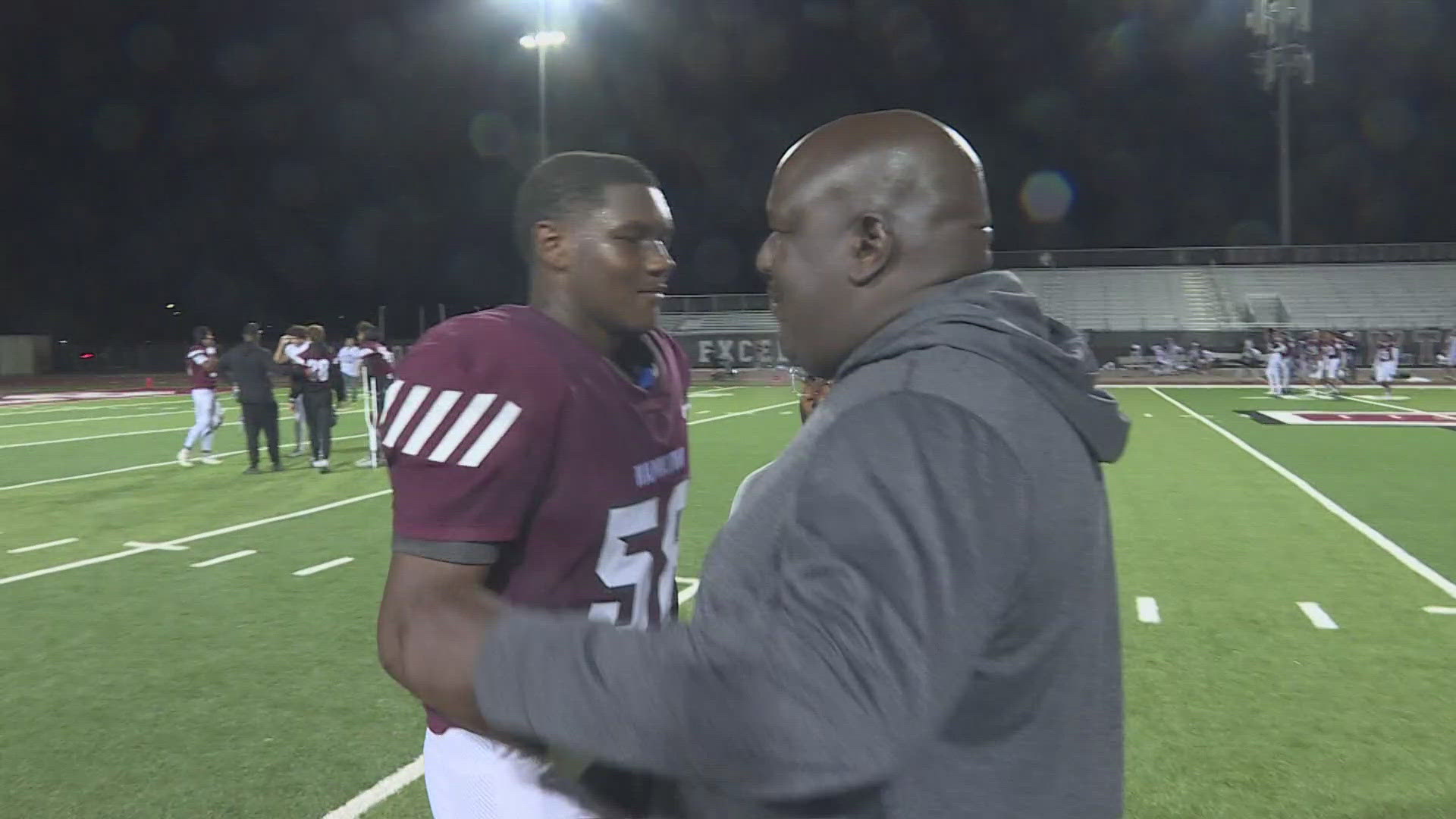 Arizona Cardinals Coach Derrick LeBlanc says on the field with the Cards, he's a coach. But with his son? He likes the role of dad, best.