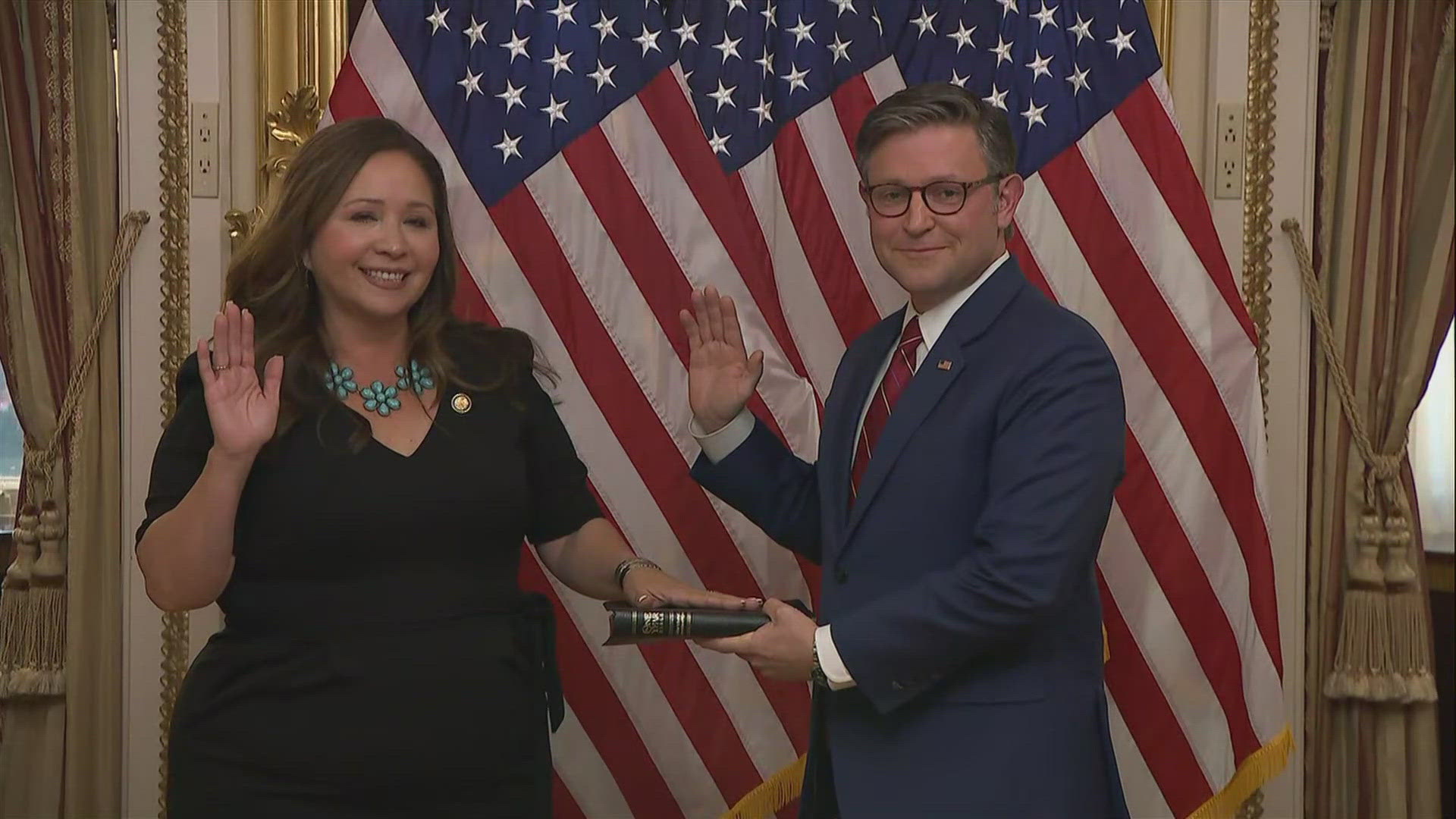 Democrat Adelita Grijalva was sworn in as the newest member of Congress on Wednesday, more than seven weeks after she won a special election in Arizona.