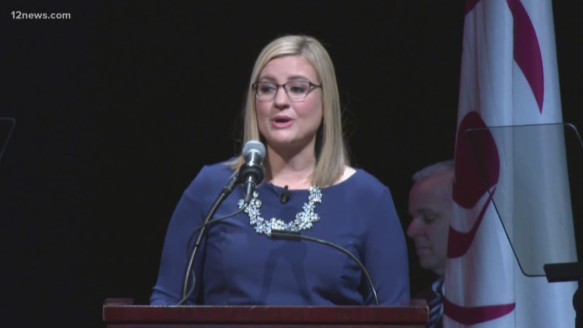 Kate Gallego was sworn in as the new mayor of the City of Phoenix Thursday. Her speech focused on uniting the city.