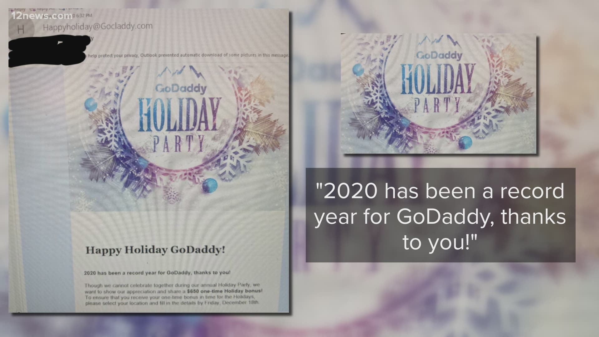 The Scottsdale-based company told employees they were getting a holiday bonus, but it turns out it was all a hoax meant to test employees.