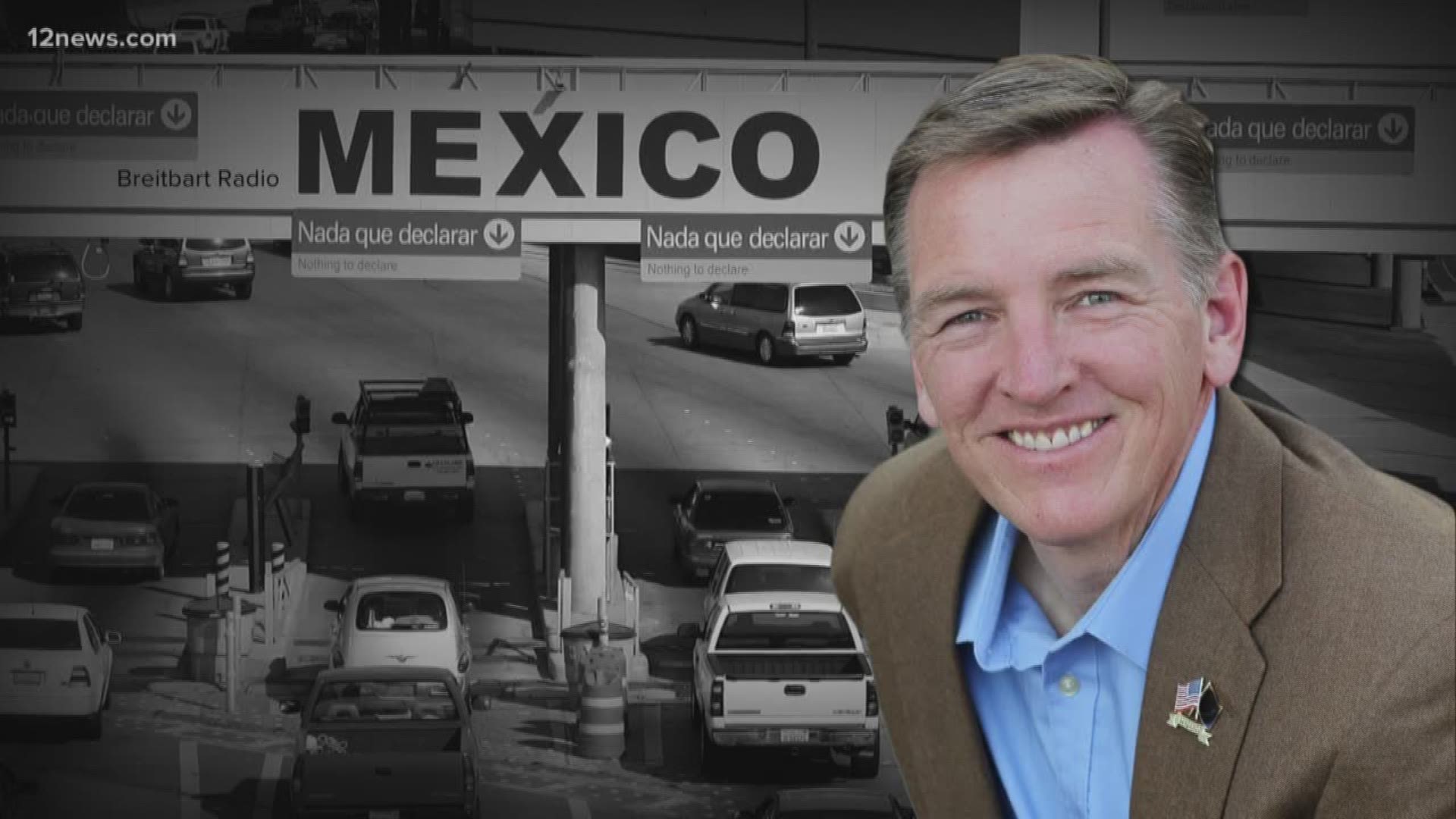 Republican Congressman Paul Gosar of Flagstaff, a border-hardliner, suggests all attorneys helping migrants are committing a crime.