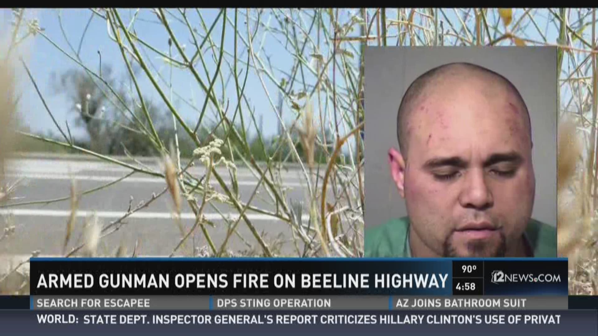 The beeline highway has been reopened after a suspect went on a shooting spree