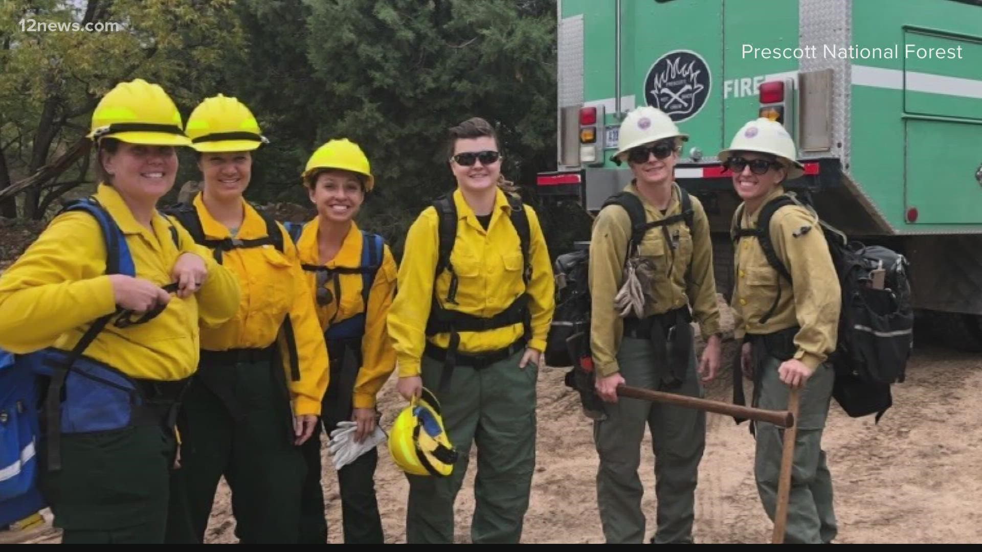 The Prescott National Forest is hoping to give women a leg up on firefighter employment to increase the ratio of women to men in the field.